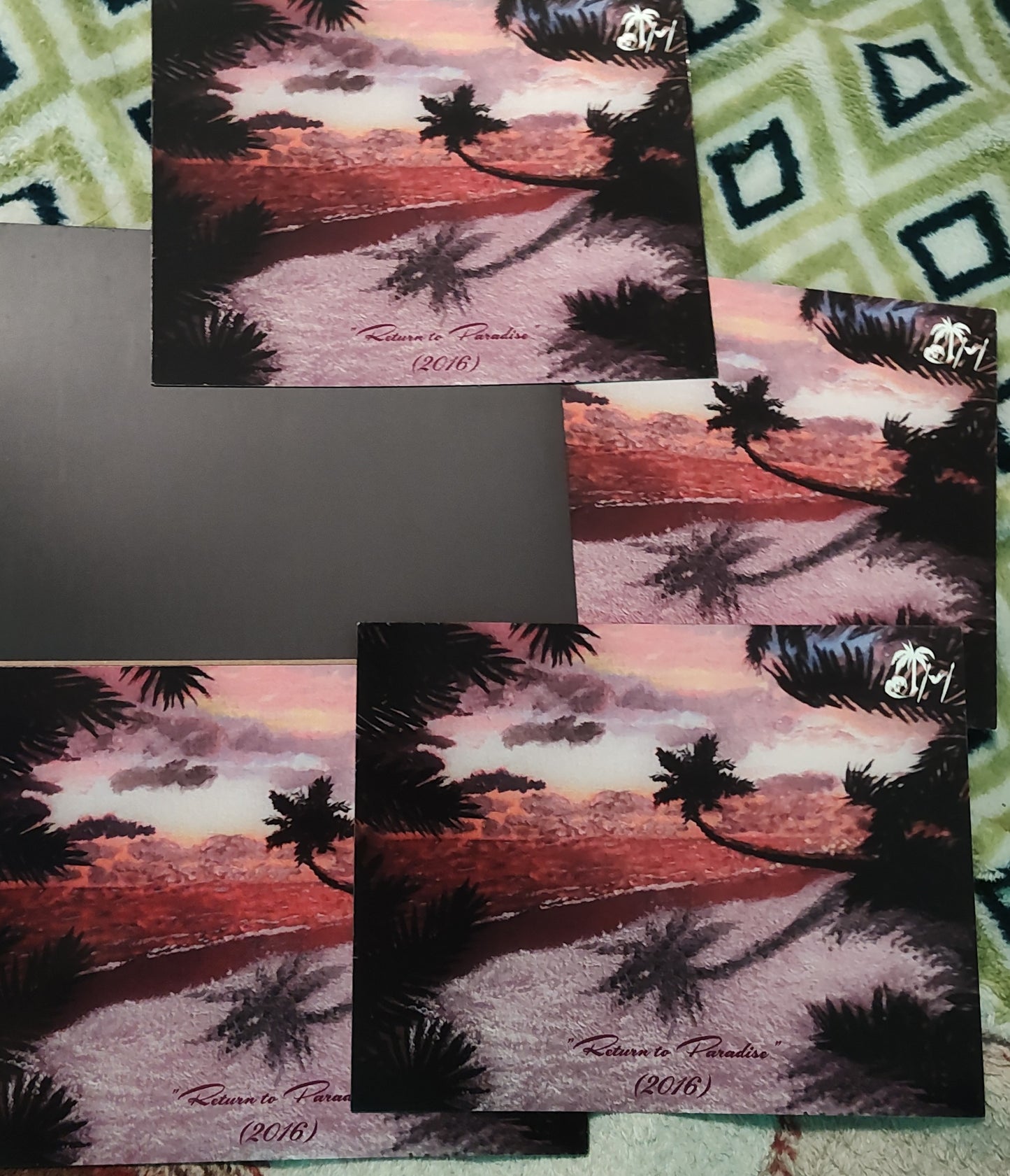 "Return To Paradise" Postcard Magnet