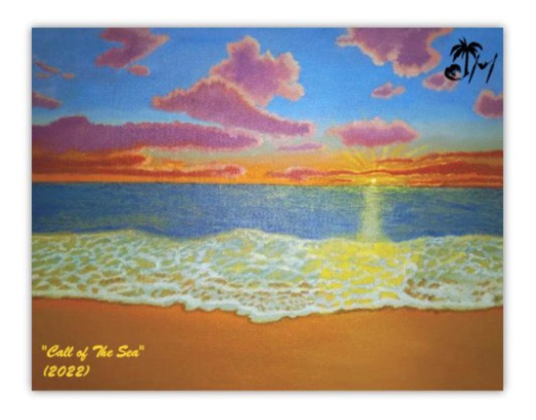 "Call of the Sea" Postcard Magnet