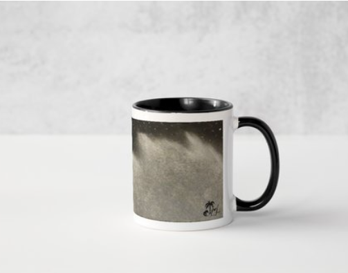 "Cloudzzz" Black Coffee Mug