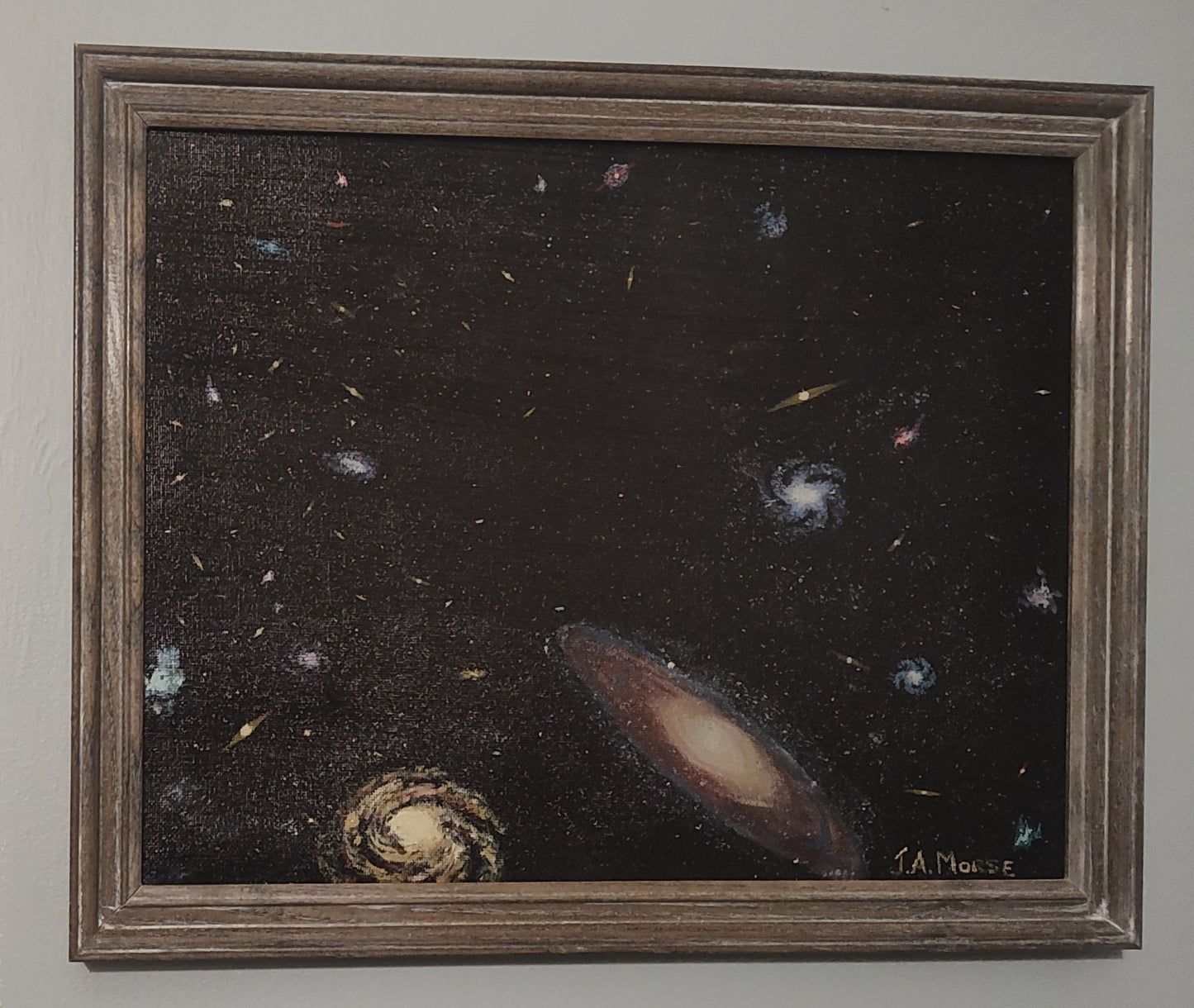 "Garden of Galaxies" Original Oil Painting