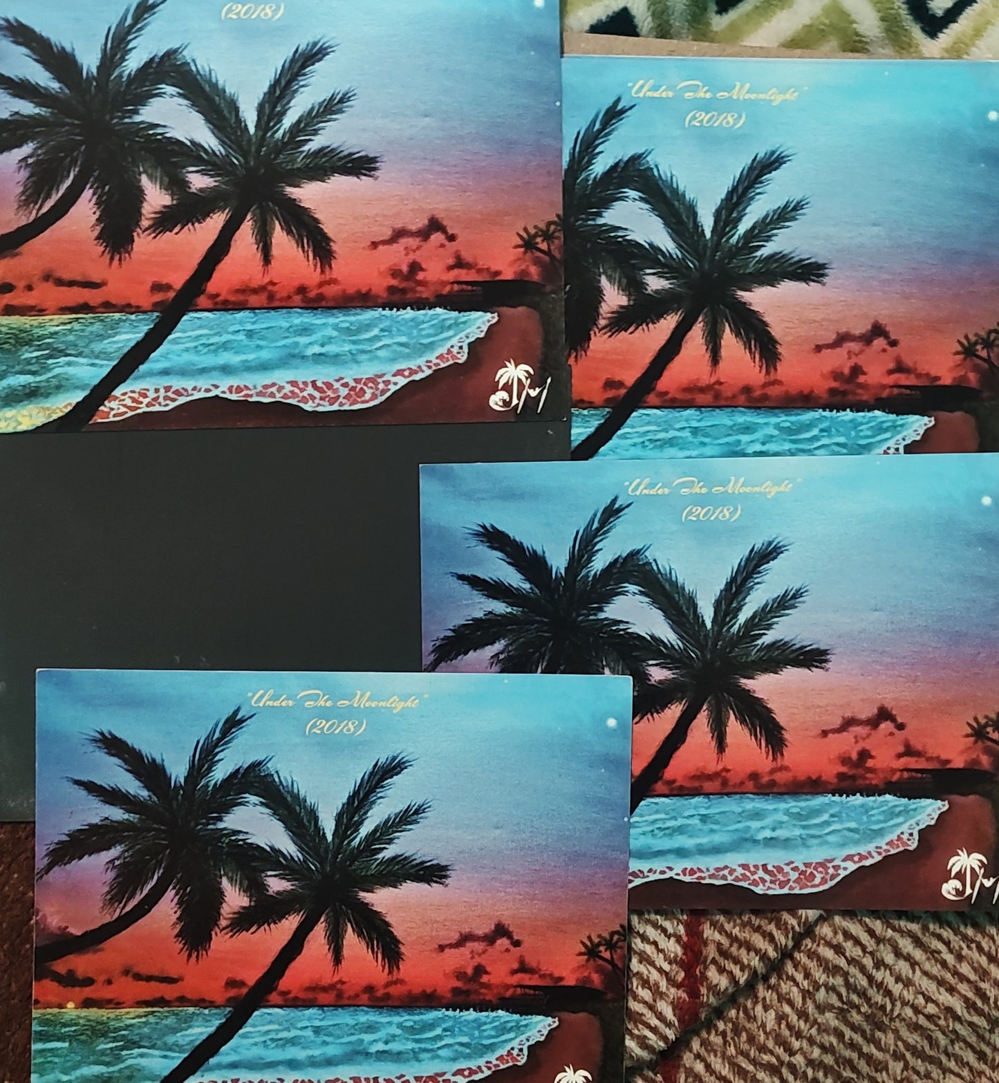 "Under The Moonlight" Postcard Magnet