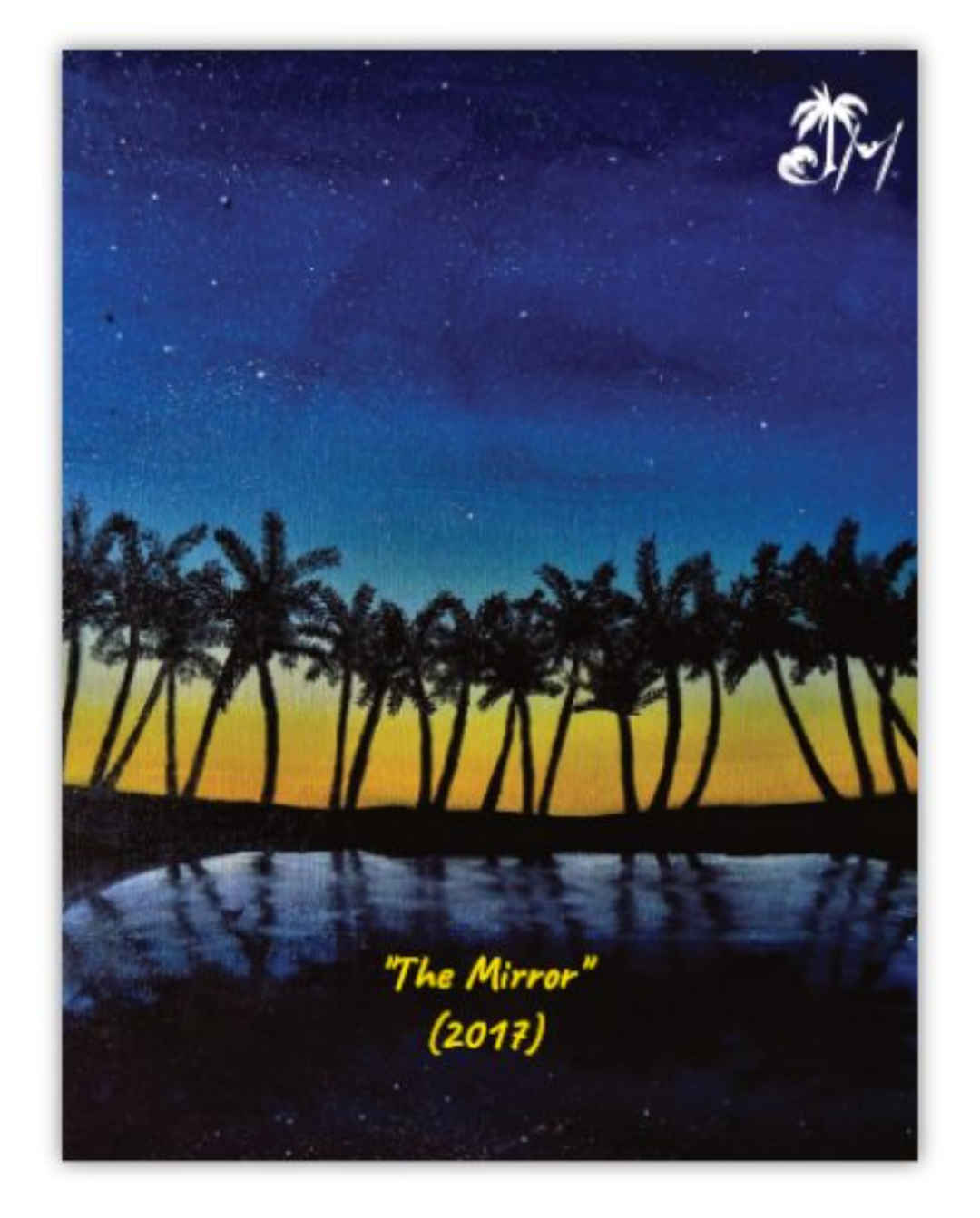 "The Mirror" Postcard Magnet
