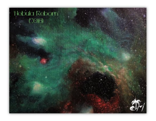 "Nebula Reborn" Postcard Magnet