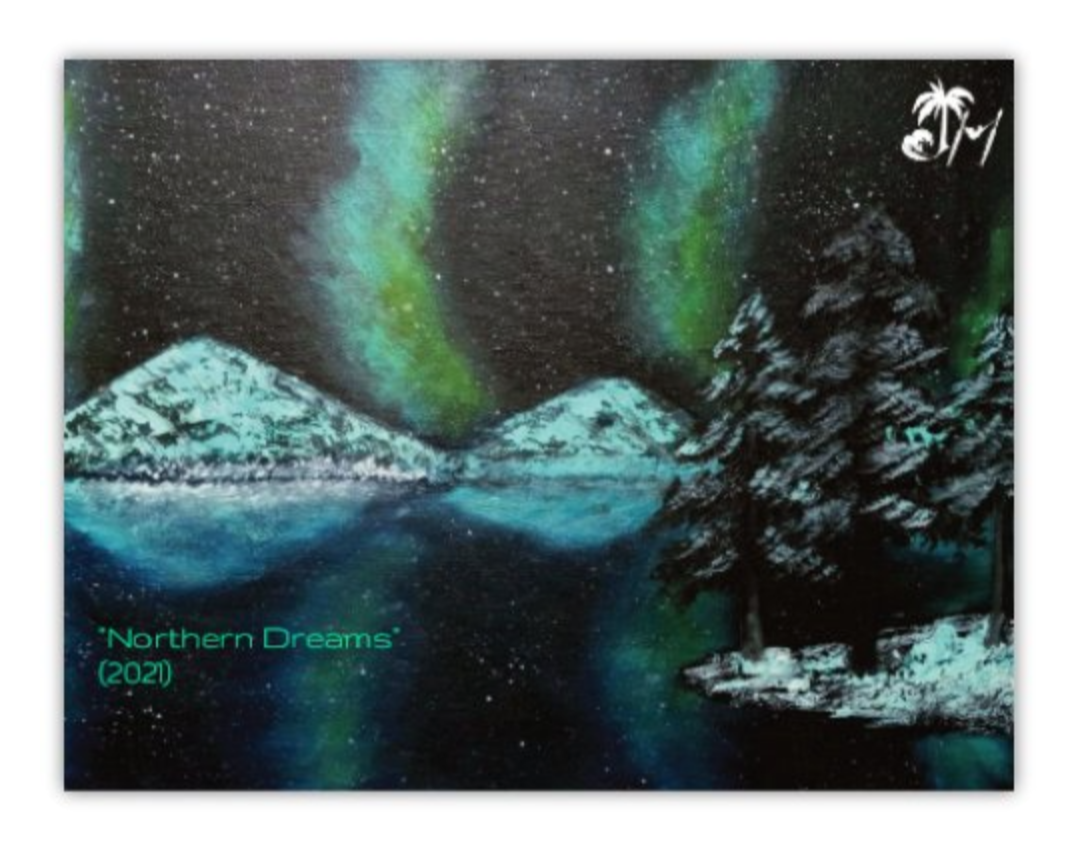 "Northern Dreams" Postcard Magnet