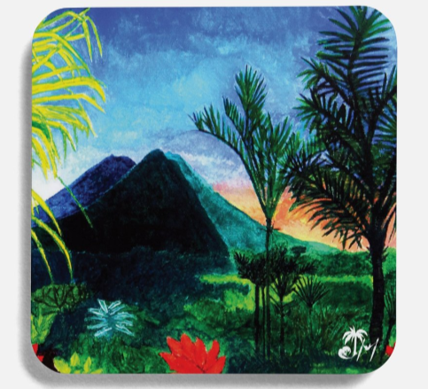 "Paradise Glow" Coaster