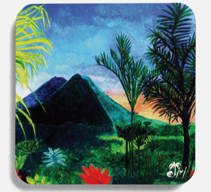 "Paradise Glow" Coaster