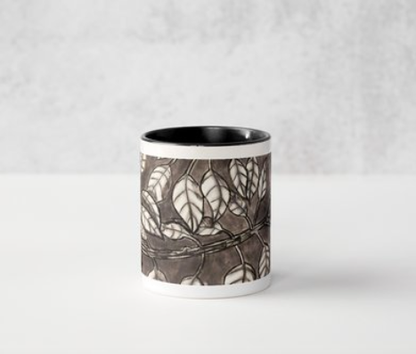 "Hands of Life" Black Mug