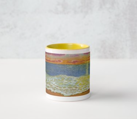"Call of the Sea" Yellow Mug