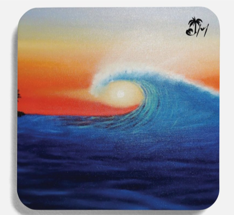 "Washed Ashore" Coaster