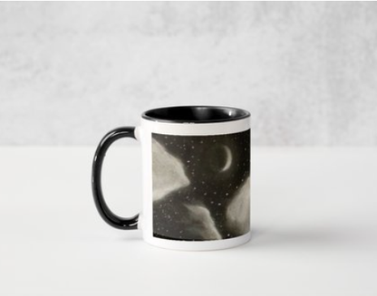 "Cloudzzz" Black Coffee Mug