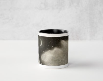 "Cloudzzz" Black Coffee Mug